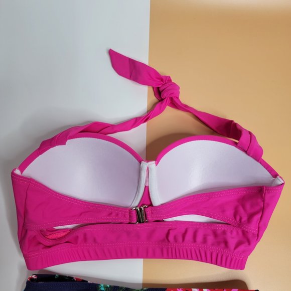 Women's Halter Bikinis High Waist Bikini Bottom Two Piece Bathing Suit NEW - Picture 8 of 15